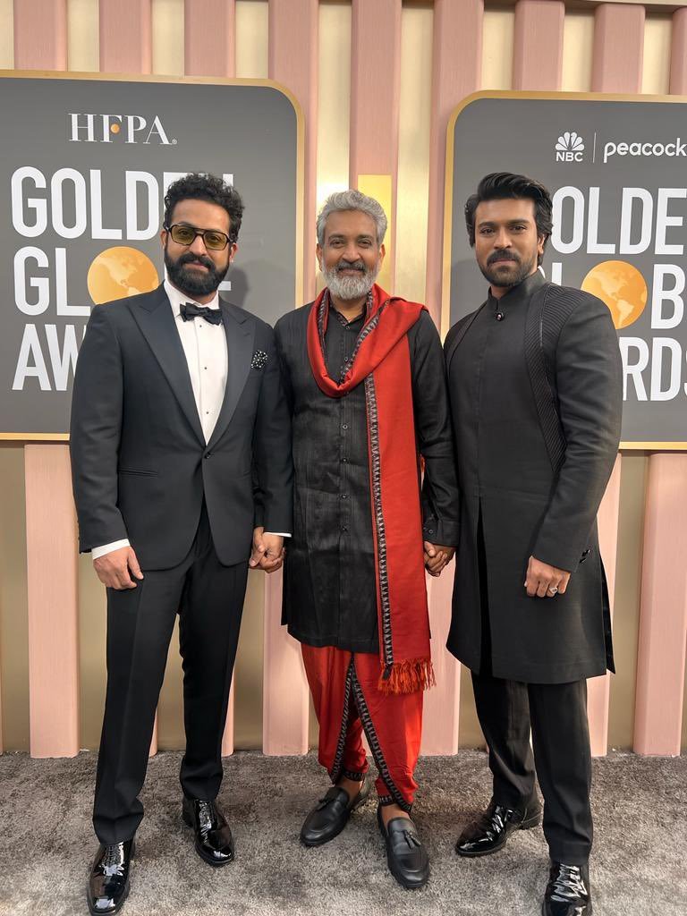 Golden Globe Awards : రెడ్ కార్పెట్ పై సందడి చేస్తున్న RRR ఫ్యామిలీ 5 golden-globe-awards-rrr-family-add-colour-to-the-red-redcarpet
