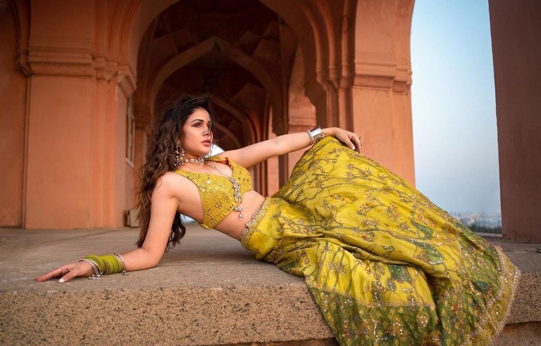 Lavanya Tripathi : అవకాశాల కోసమే ఆ పని చేస్తున్న సొట్ట బుగ్గల సుందరి 4 lavanya-tripathi-glamours-looks-in-yellow-colour-lehenga-set