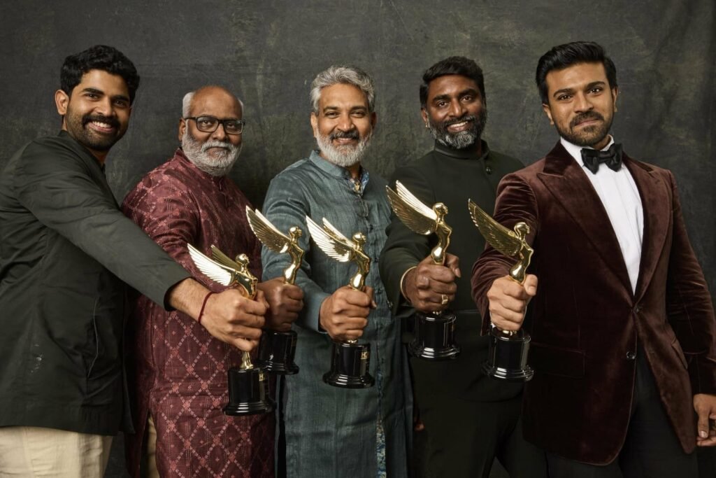 RRR Team : హాలీవుడ్ వేదికపై తెలుగు సినిమా హవా..ఆర్ఆర్ఆర్కు నాలుగు అంతర్జాతీయ అవార్డులు 3 rrr-team-got-four-awards-from-hollywood