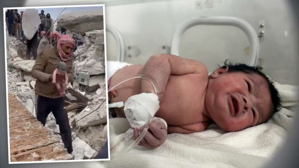 Turkey syria Earth Quake : తాను మరణిస్తూ శిశువుకు ఊపిరిపోసిన తల్లి...సిరియాలో శిథిలాల నుంచి క్షేమంగా బయటపడిని బంగారు తల్లి 4 turkey-syria-earth-quake-new-born-girl-safely-rescued-in-syria-earth-quake