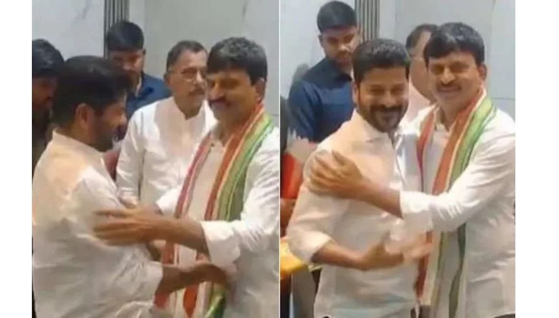 గాంధీభవన్కు పొంగులేటి... రేవంత్రెడ్డి గణ స్వాగతం 2 గాంధీభవన్కు పొంగులేటి... రేవంత్రెడ్డి గణ స్వాగతం